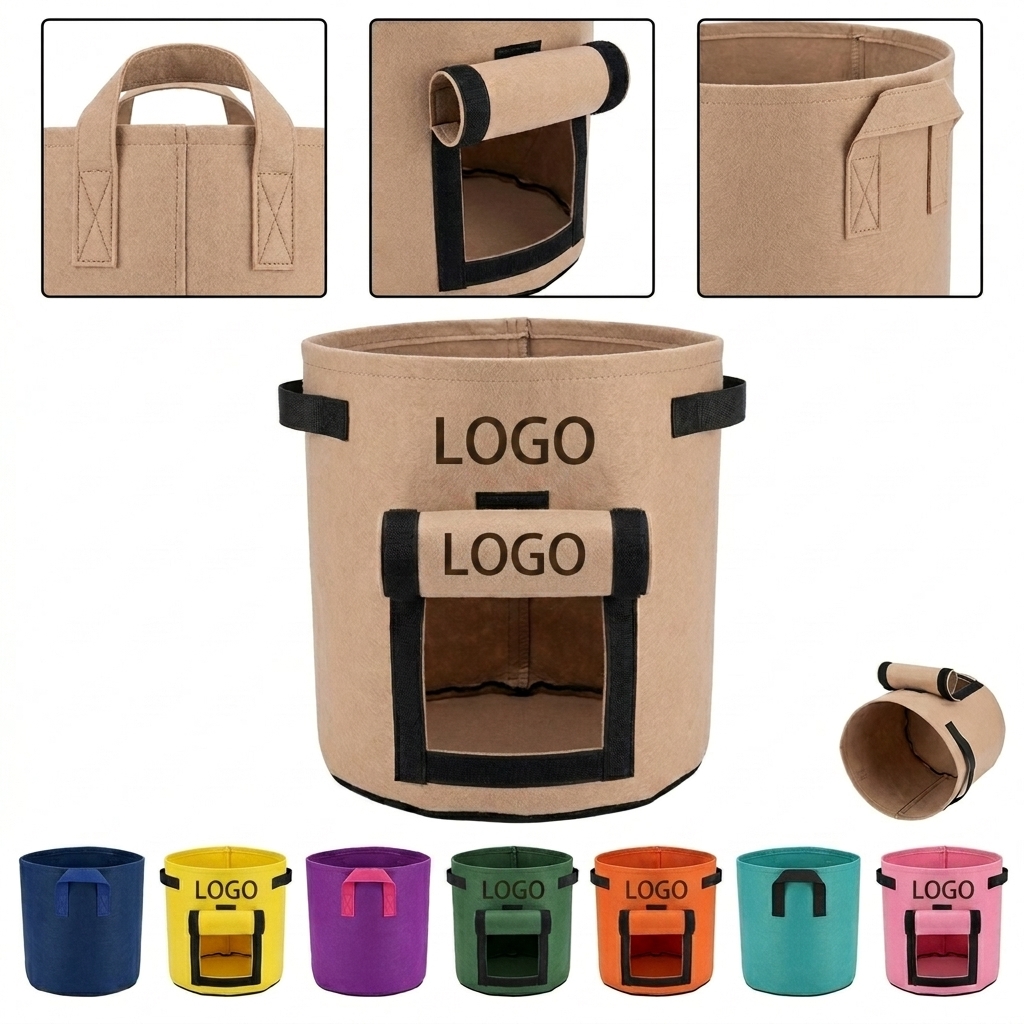 Two-Sided Window Potato Grow Bag with 7-Gallon Capacity