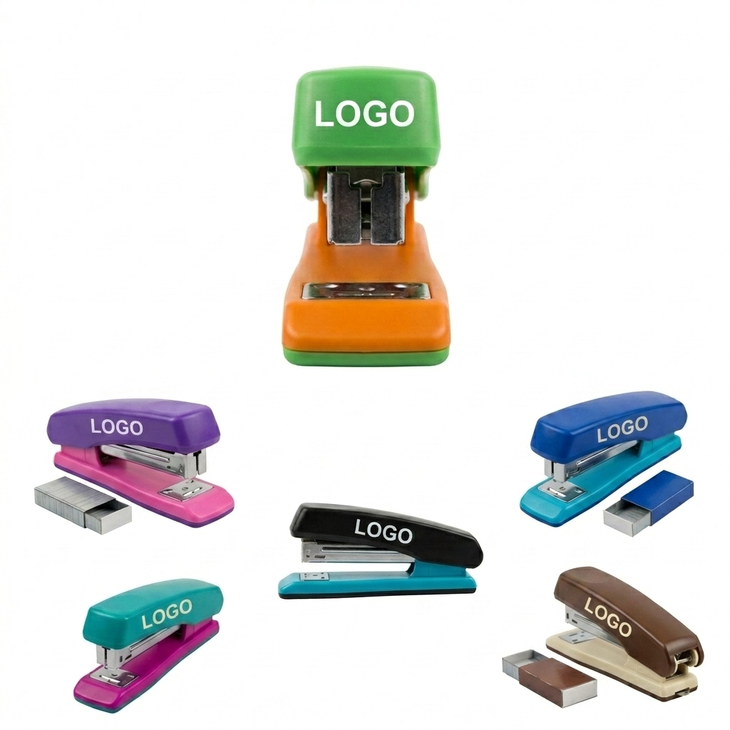 Quiet & Durable Mini Office Desktop Stapler with Jam-Free Technology