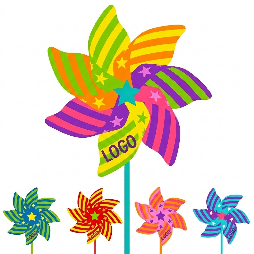 Multicolor Pinwheel Assortment | Festive Garden Wind Spinners