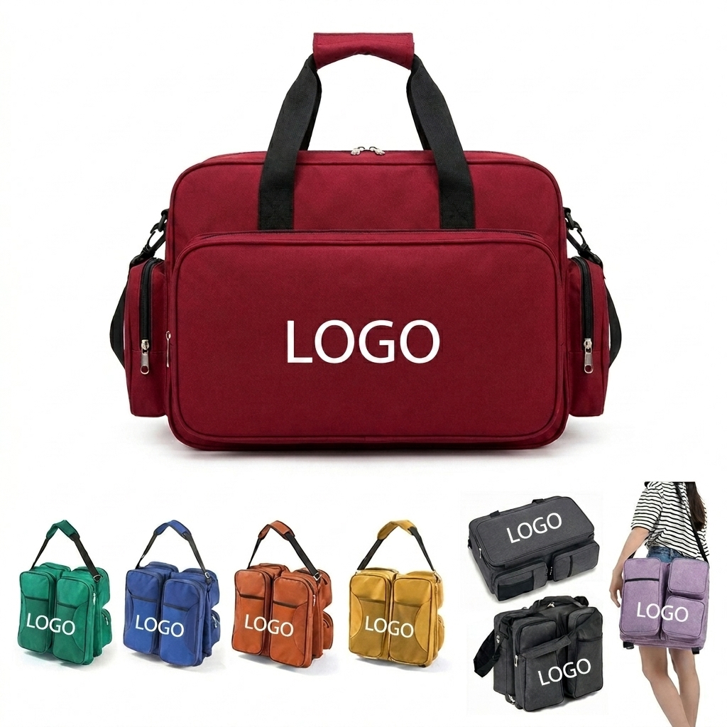 Expandable Multi-Color Travel Duffel Bag