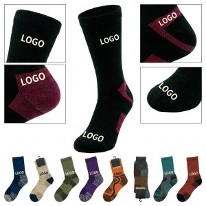 Versatile Arch Support Crew Socks - Multi-Color Pack for Men & Women