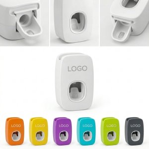Wall-Mounted No-Drill Automatic Toothpaste Dispenser for Easy Squeezing