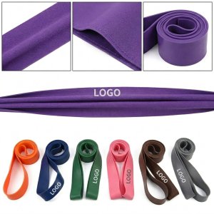7-Level Natural Latex Resistance Bands Set for Full-Body Fitness