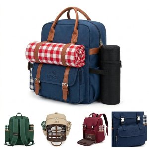 Premium All-in-One Picnic Backpack Set with Blanket & Full Tableware
