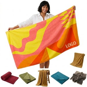 Quick Drying Absorbent Beach Towel for Travel and Swimming