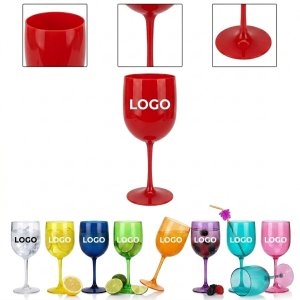 Vibrant Shatterproof Plastic Wine Goblets for Indoor & Outdoor Events