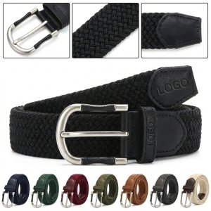 Durable Adjustable Braided Web Belt with Flexible Fit